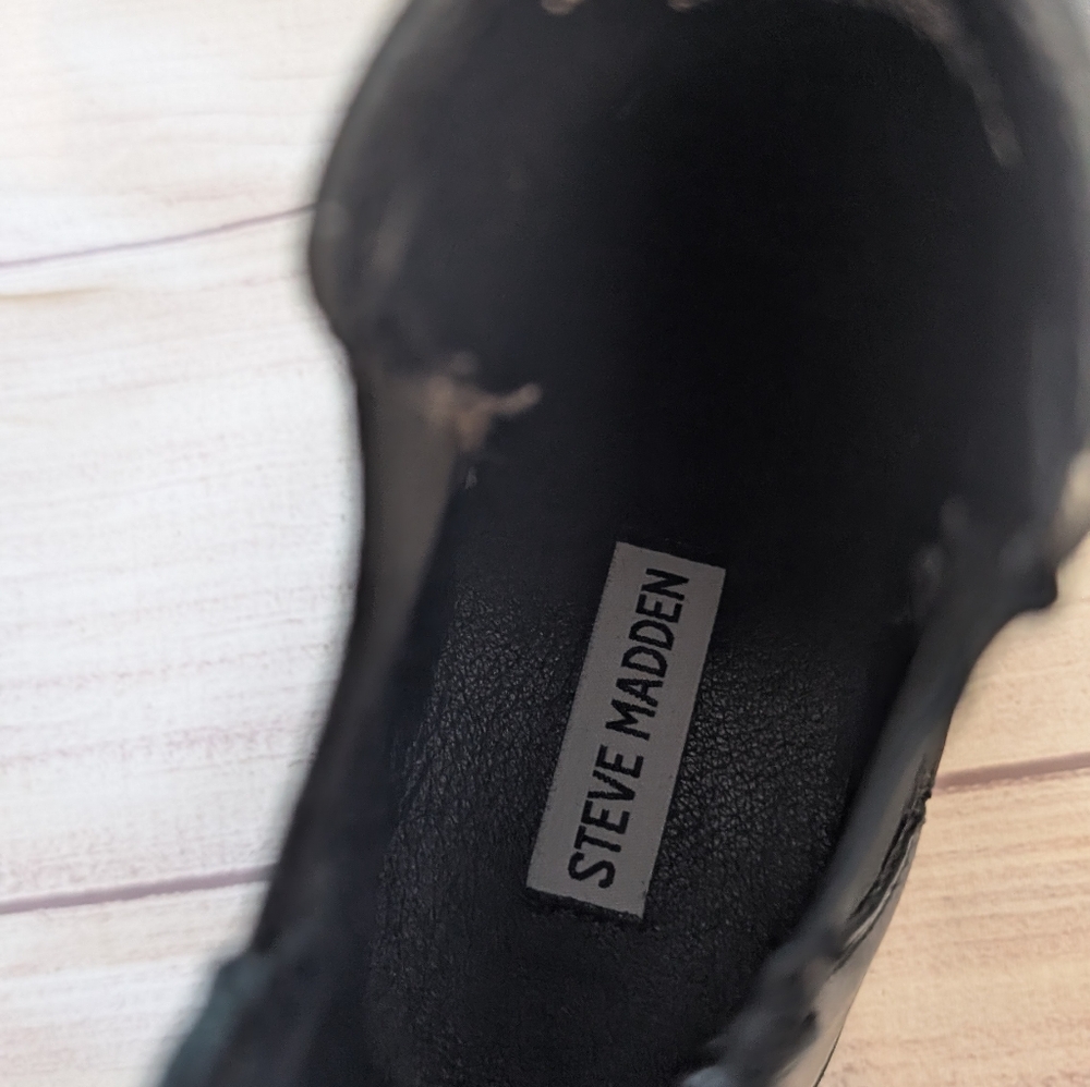 Steve Madden Y2K Black Howler Boots. Size 9.5 - Picture 6 of 12